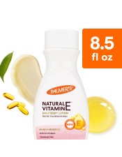 Benefits:

Protects & Renews dry, damaged skin with highly concentrated Natural Vitamin E for superior skin repair and visibly healthier, younger-looking skin
48 hour moisture
Vegan Friendly- No animal ingredients or testing
Fragrance Free, Hypoallergenic, Dermatologist Approved
Clinically tested as Suitable for Sensitive & Eczema-Prone Skin
Free of Parabens, Phthalates, Mineral Oil, Dyes
29,000 IU Vitamin E
95%+ Naturally Derived Ingredients
America's #1 Cocoa Butter Brand
Perfect for daily nourishment and visibly revitalized skin Helps improve skin's healthy-looking appearance all-over-body
5x more Vitamin E than the average vitamin E capsule*
Layering Tips: AM/PM Step 1: Apply Concentrated Cream to any dry patches, marks, scars or spots. Step 2: apply Body Butter to extra dry areas such as knees, elbows, feet or hands. Step 3: apply Lotion all over body, focusing on larger areas such as arms, legs and decolletage. Step 4: lock in moisture and visibly boost healthy-looking skin by applying Body Oil all over body

 
Protect and Renew dry, damaged skin with Palmer's Vitamin E Body Lotion, crafted with skin-nourishing Vitamin E and Cocoa Butter for superior skin repair and visibly healthier, younger-looking skin.
Palmer's® has been a trusted brand for over 180 years, providing high-quality natural products that are passed down from generation to generation.
*Singular application based on 10g of product